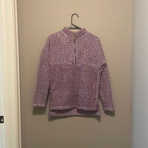 Purple teddy jacket